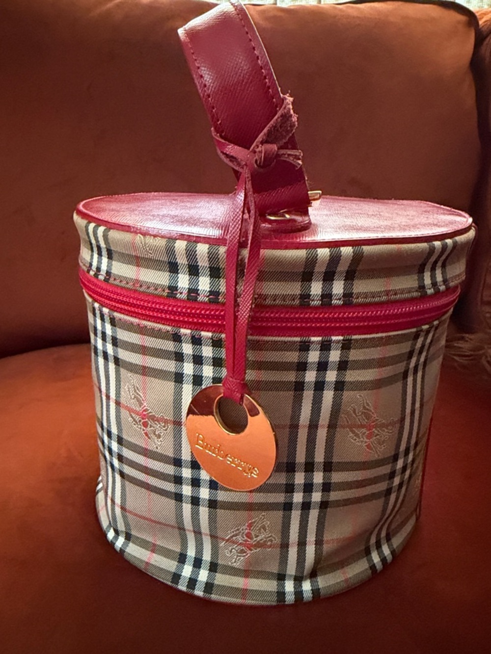 Burberry Haymarket Vanity bag Check design